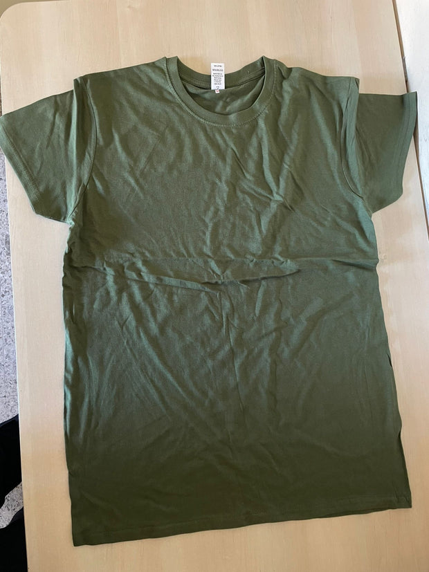 N. 5 Magliette verde militare